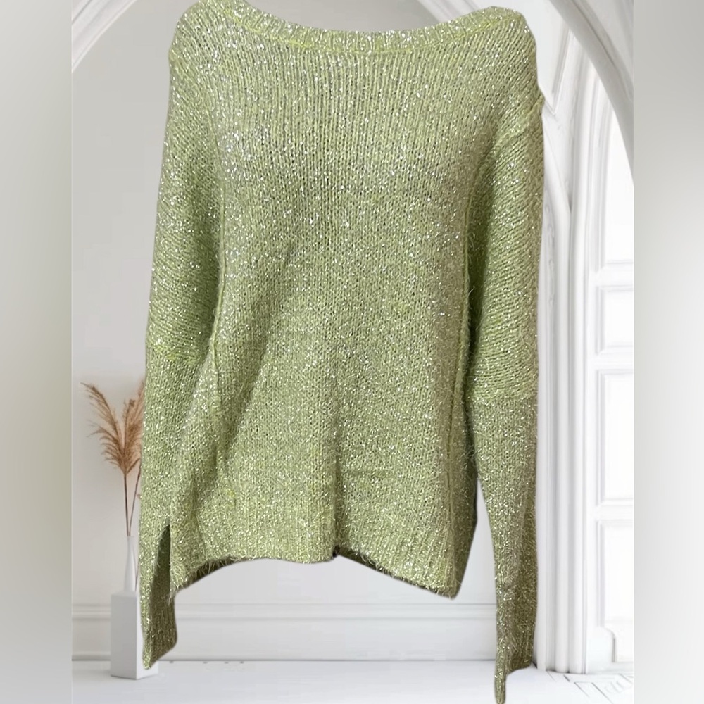 Shimmering Olive Women's Sweater